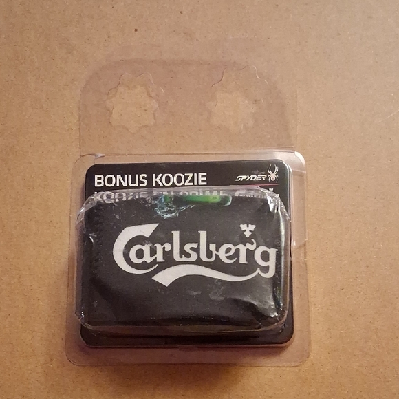Carlsberg Black Koozie - Picture 1 of 8
